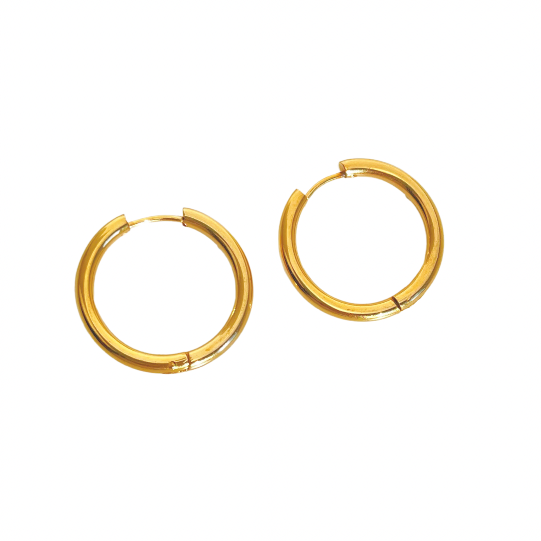 Basic Gold Hoops