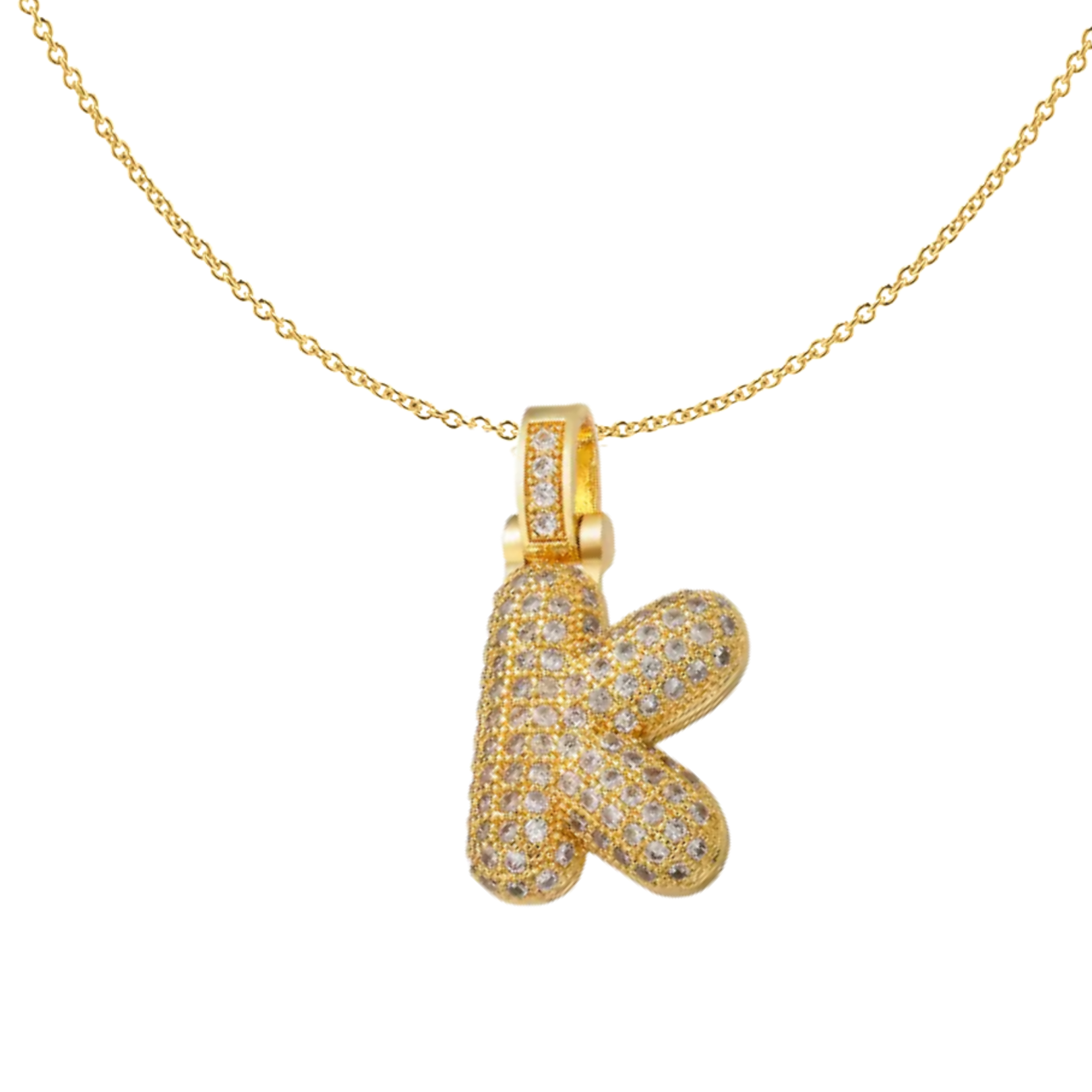 Bubbly Alphabet Necklace