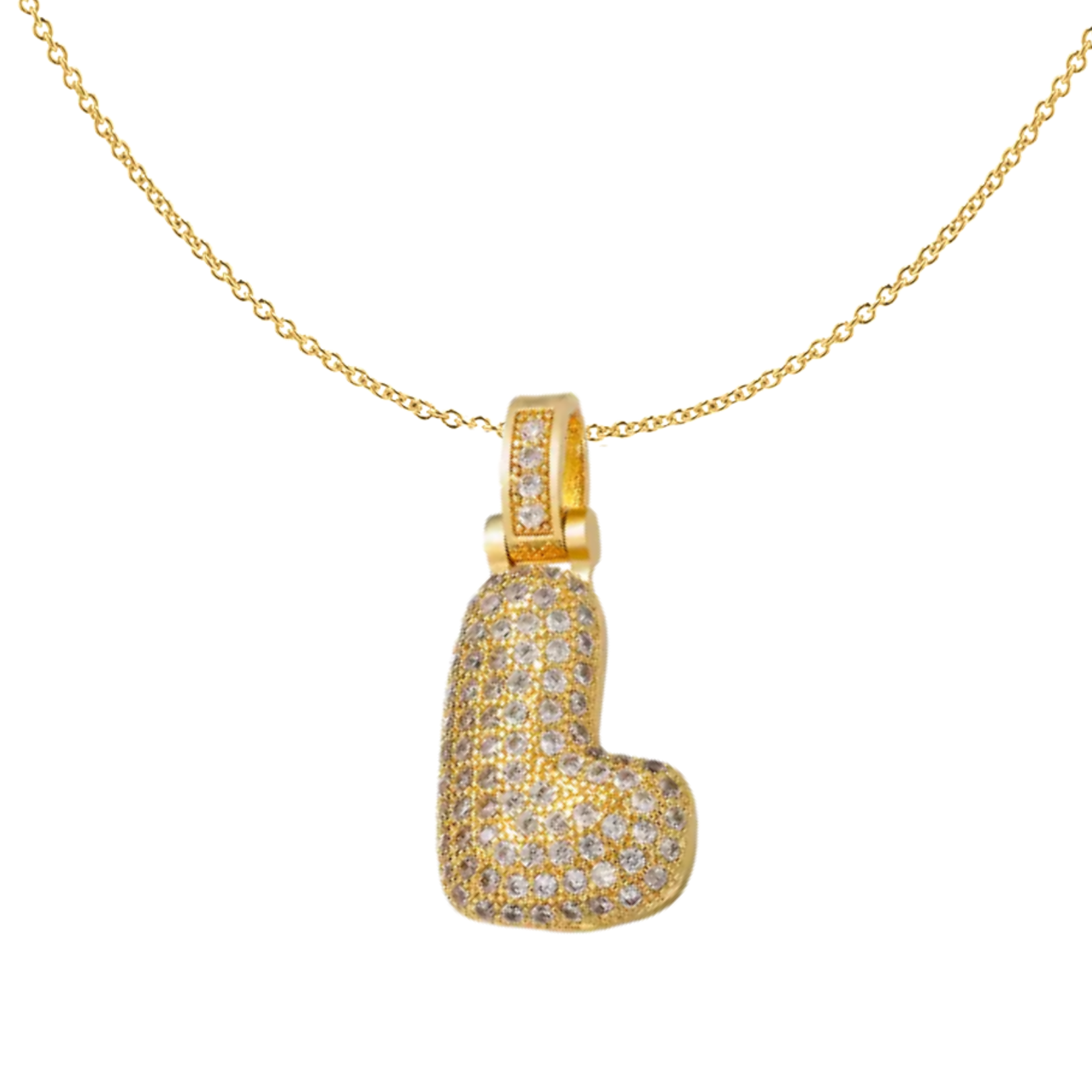 Bubbly Alphabet Necklace