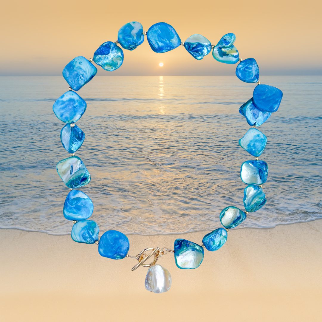 Azure necklace