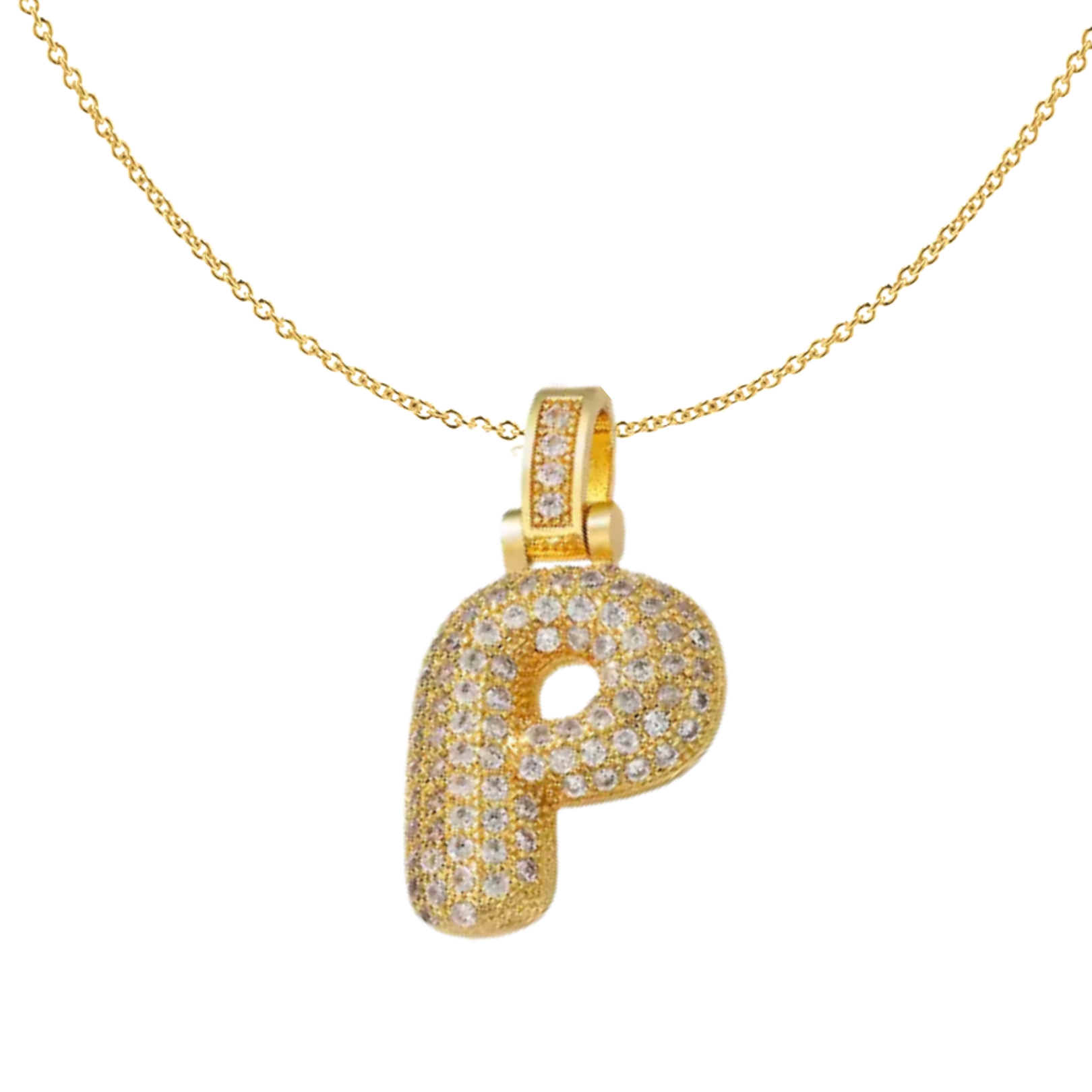 Bubbly Alphabet Necklace