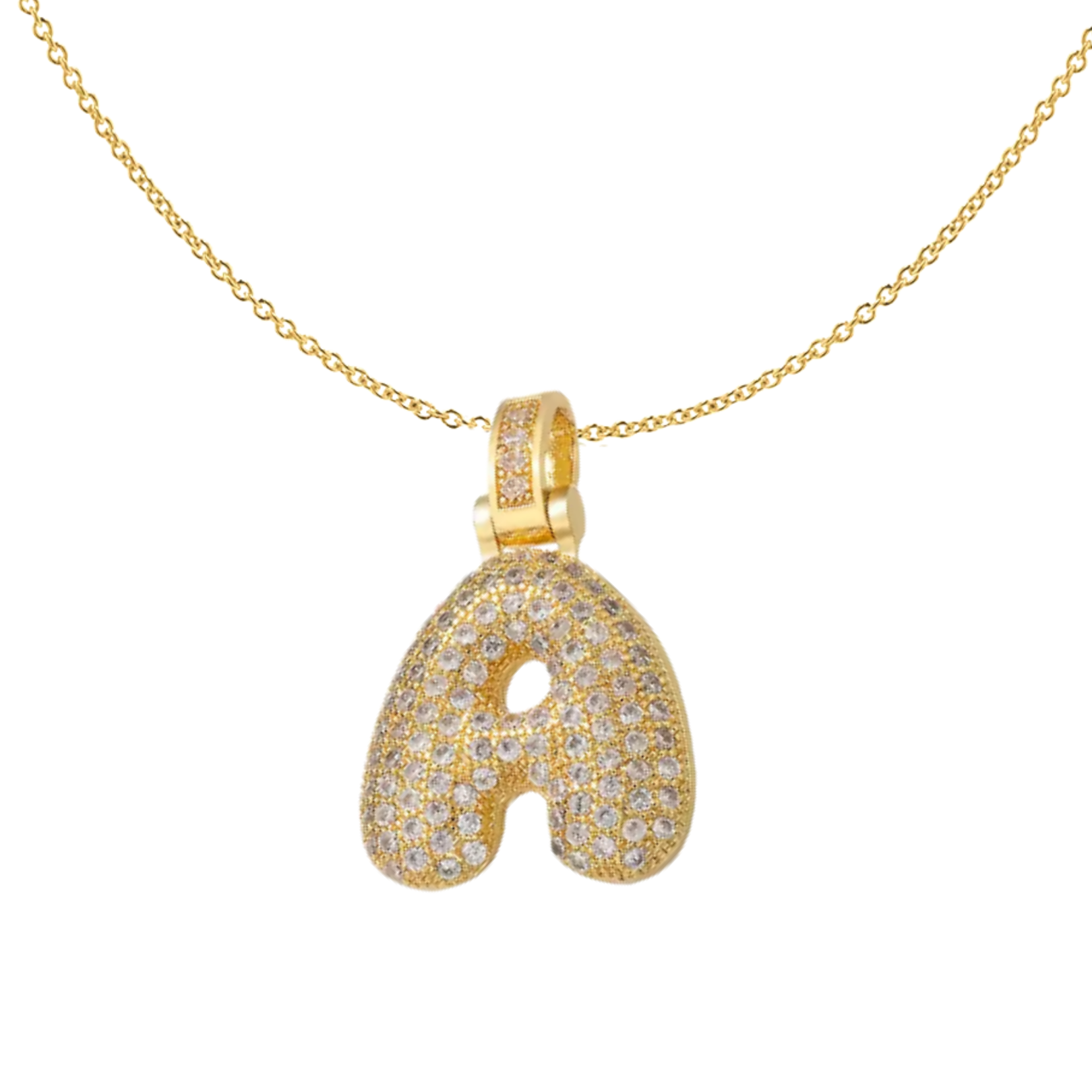 Bubbly Alphabet Necklace