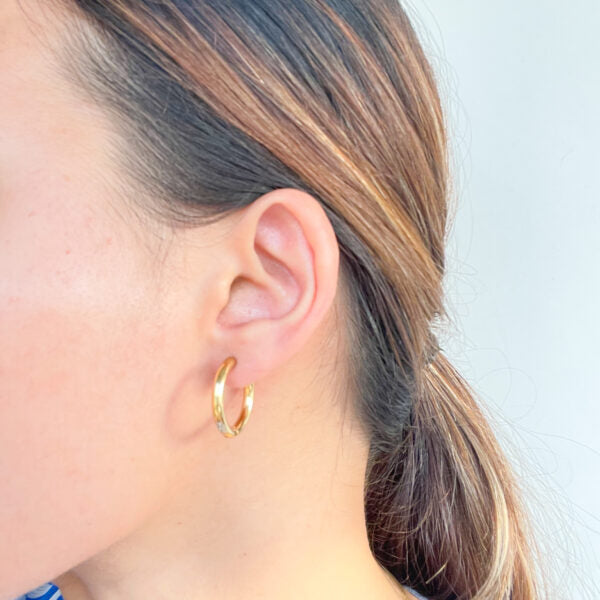 Basic Gold Hoops