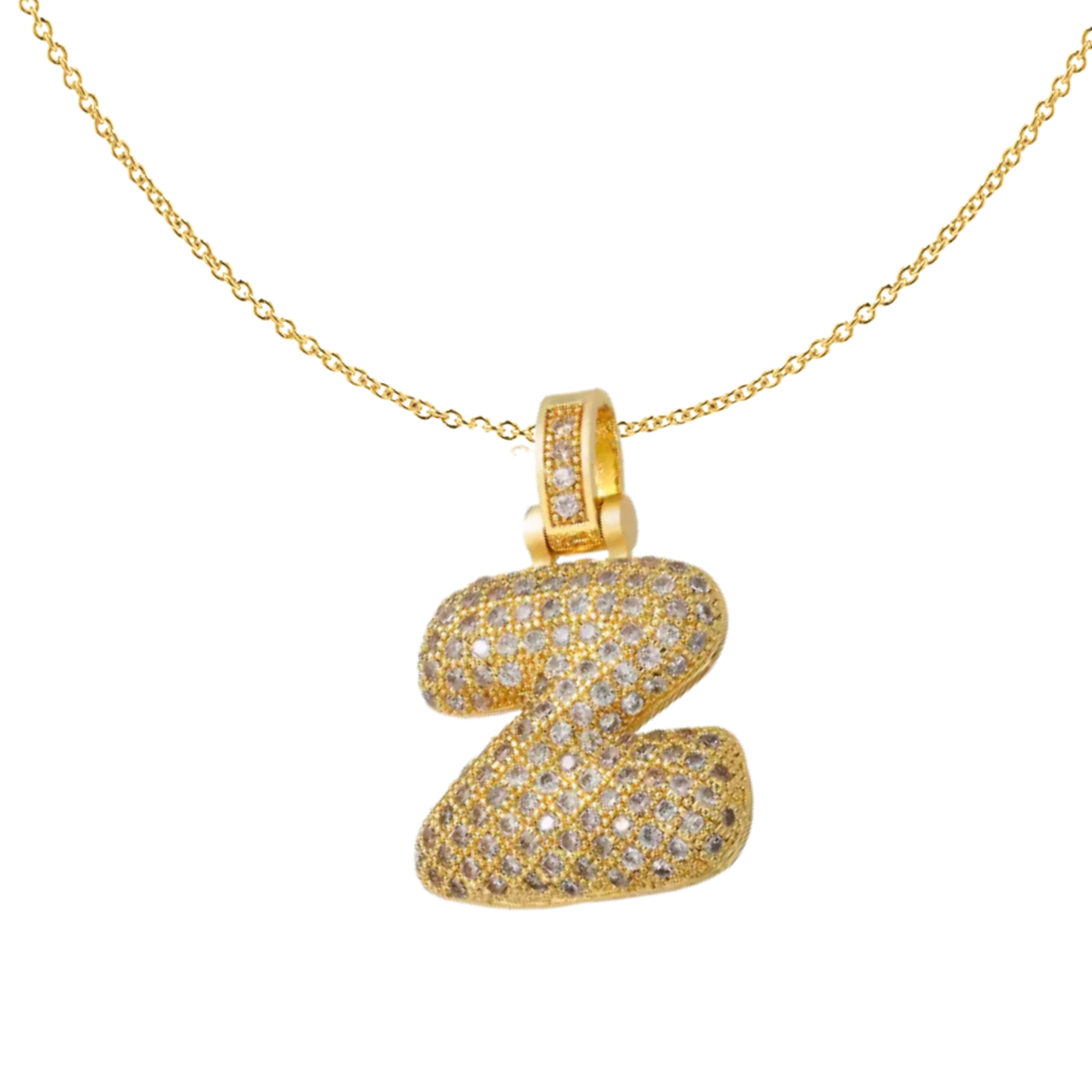 Bubbly Alphabet Necklace