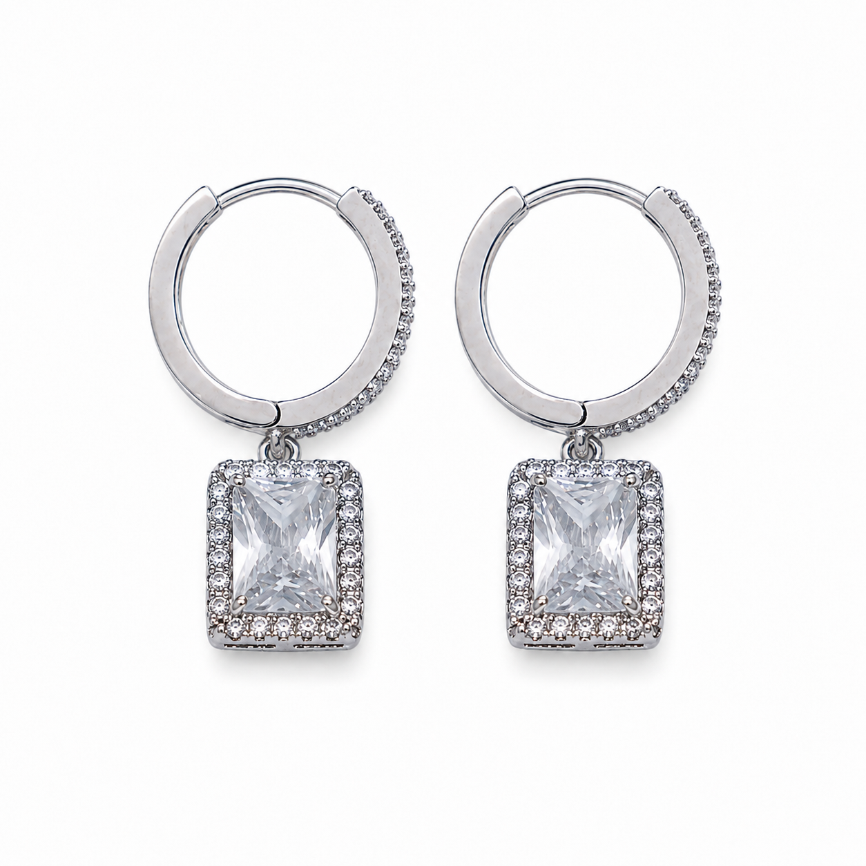 Princess Leia Silver Earrings