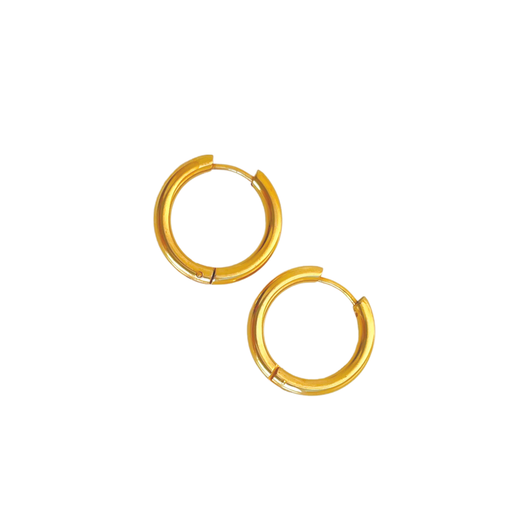 Basic Gold Hoops