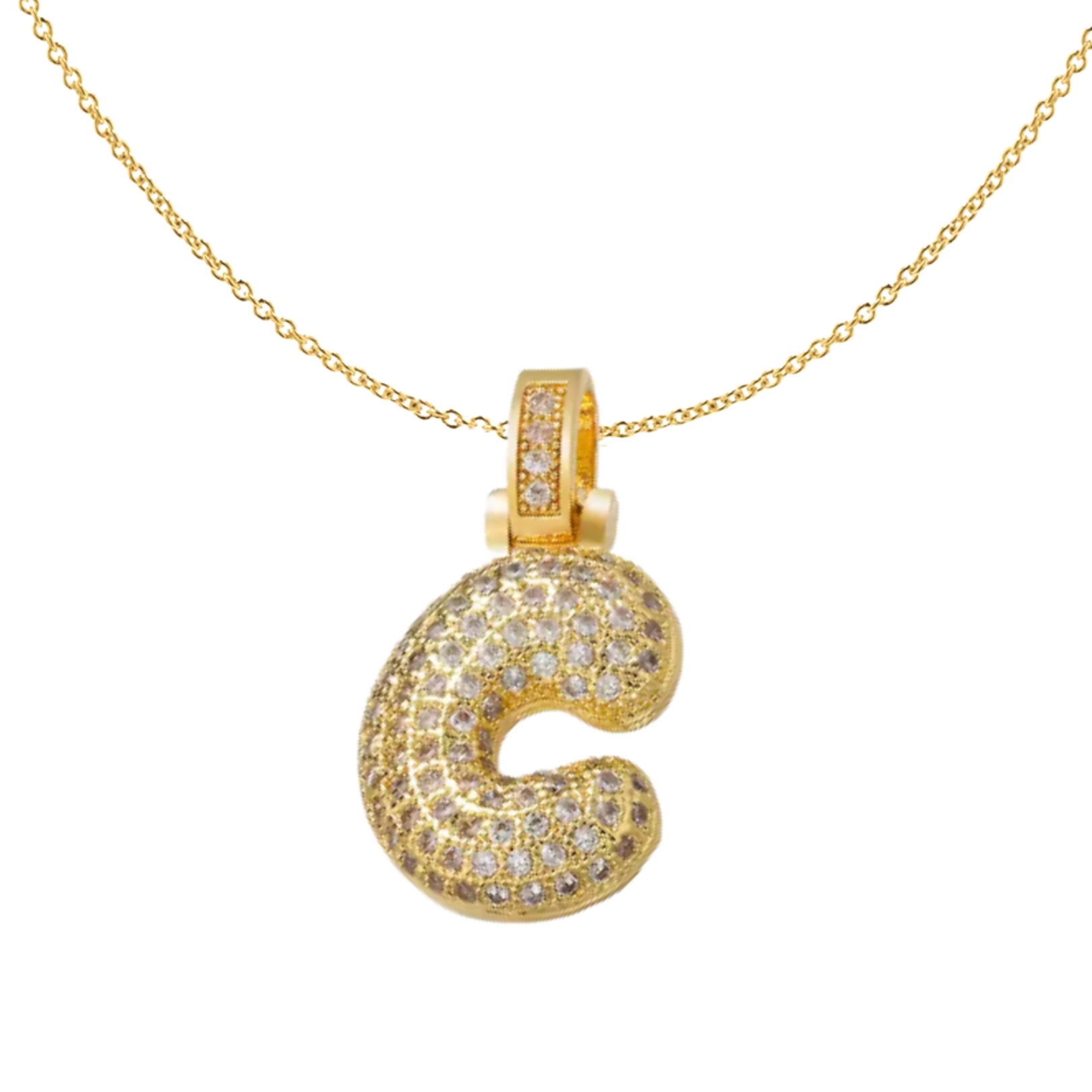 Bubbly Alphabet Necklace