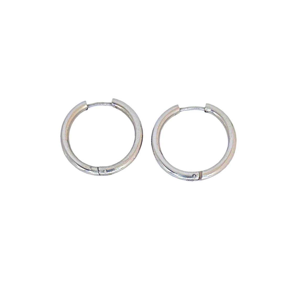 Silver Basic Hoops
