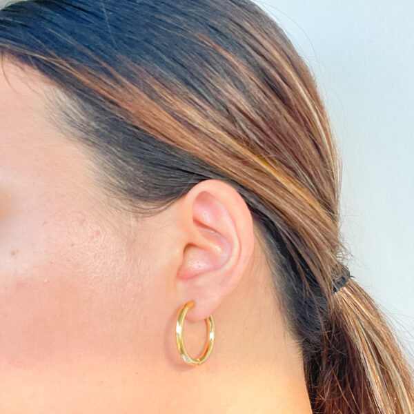Basic Gold Hoops