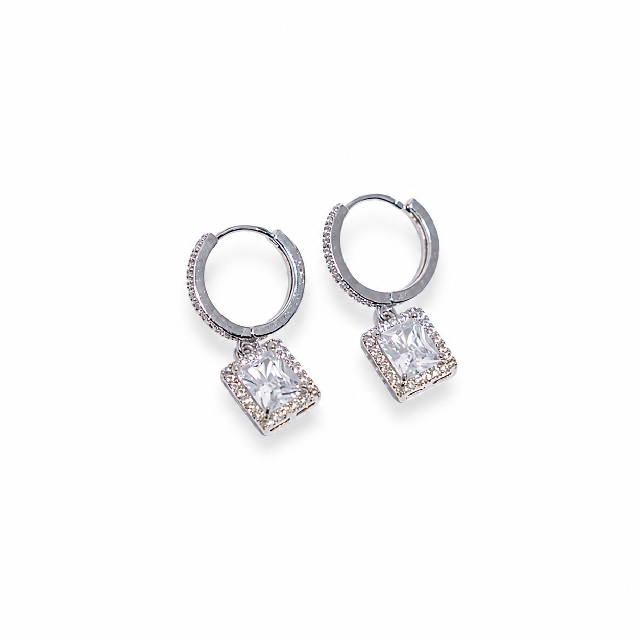 Princess Leia Silver Earrings