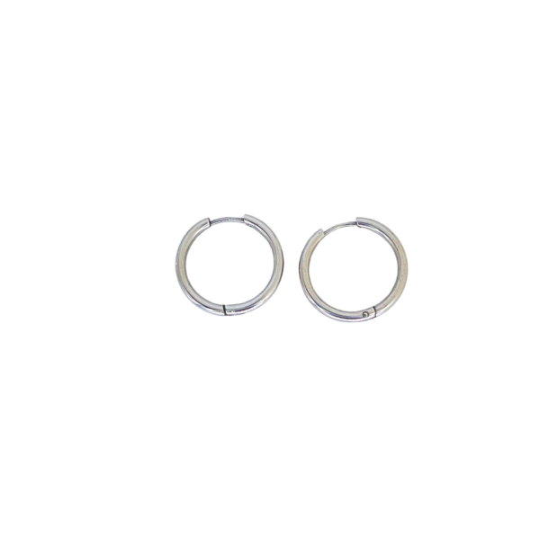 Silver Basic Hoops