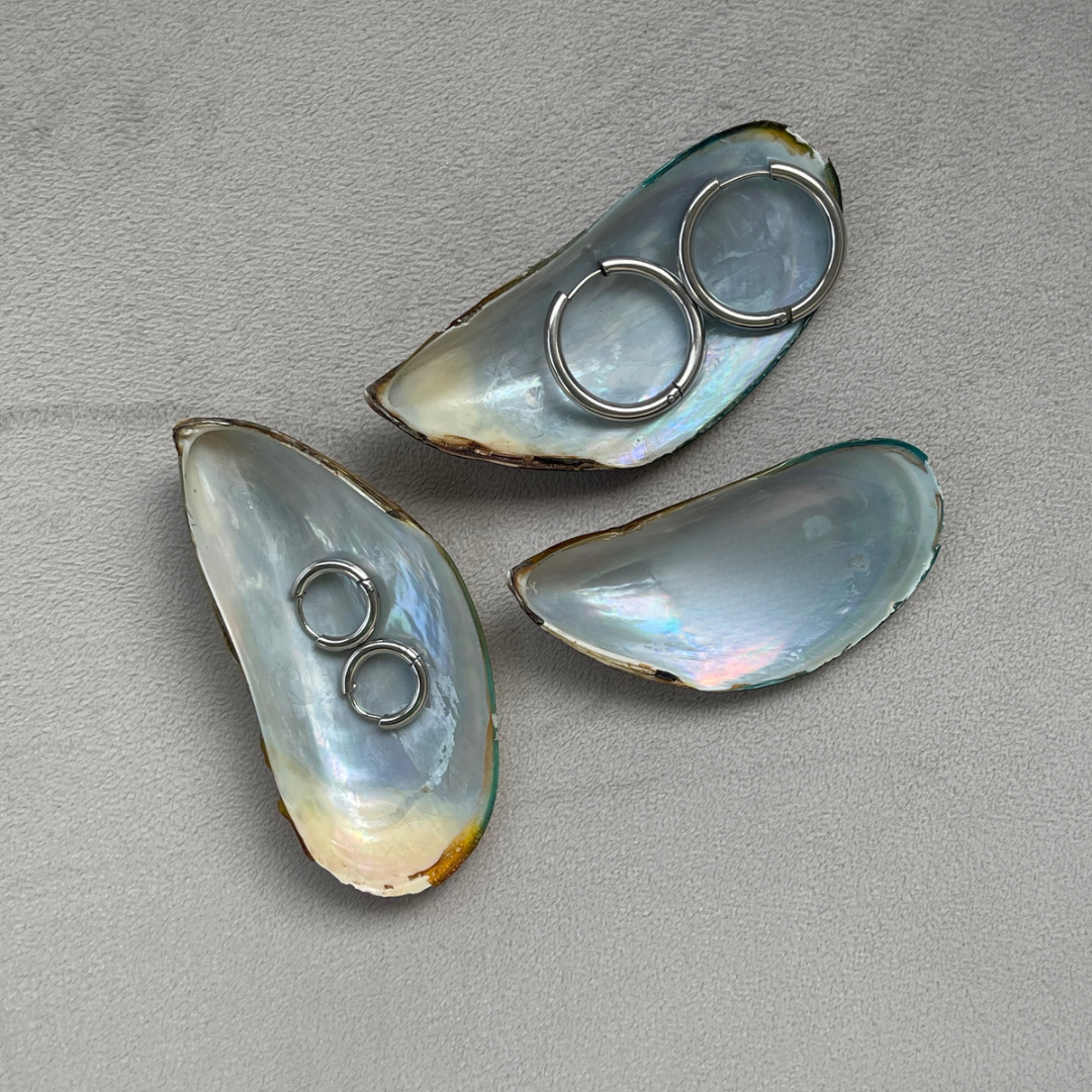 Silver Basic Hoops