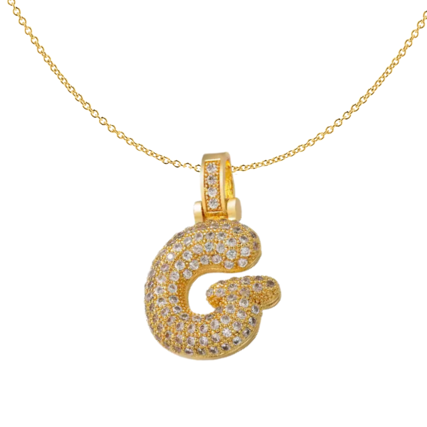Bubbly Alphabet Necklace