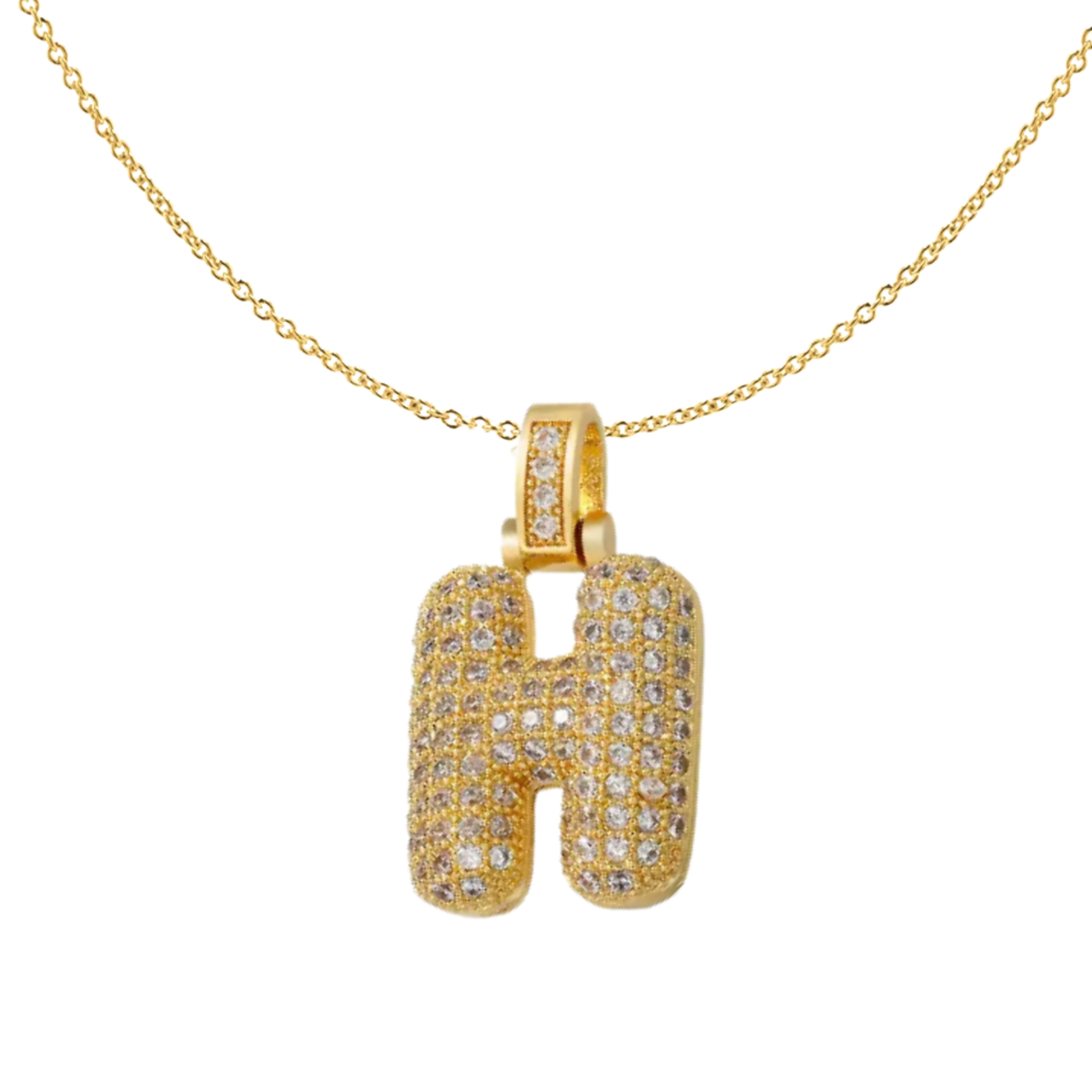 Bubbly Alphabet Necklace