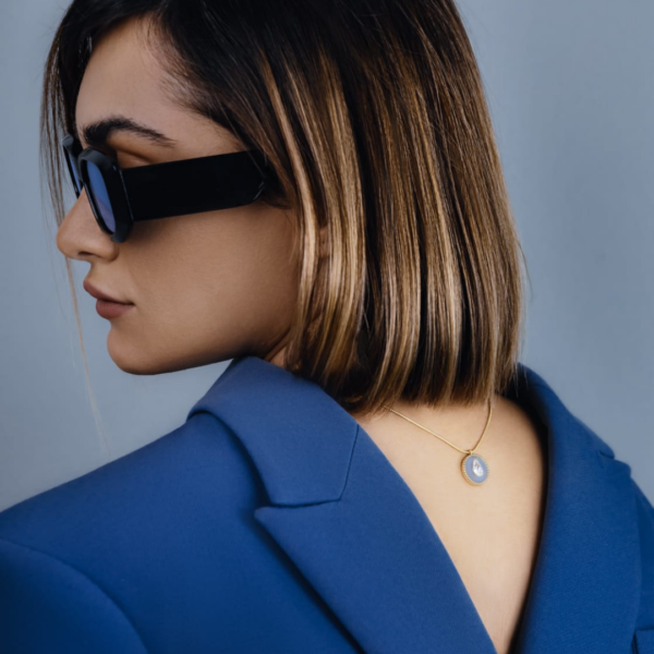 Lavender Teardrop Necklace