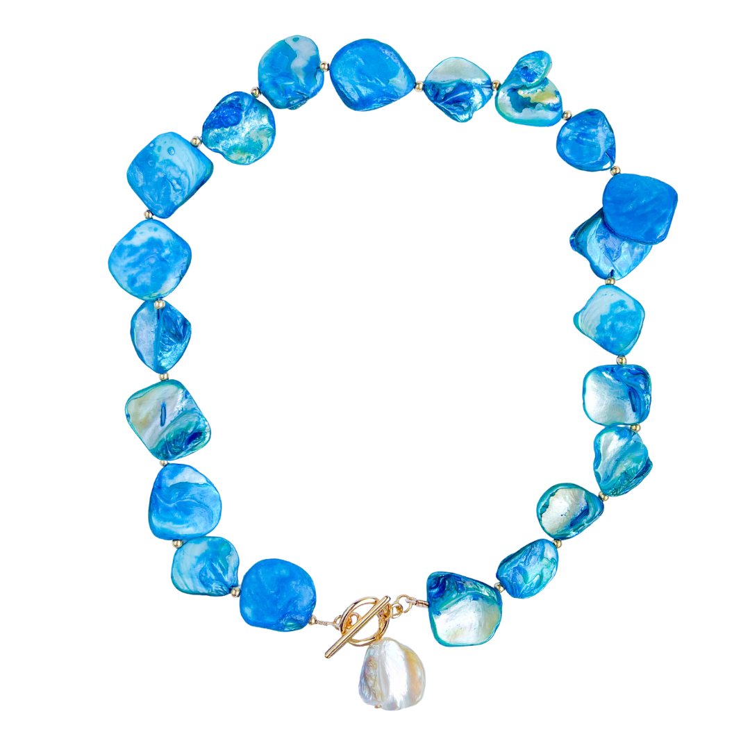 Azure necklace