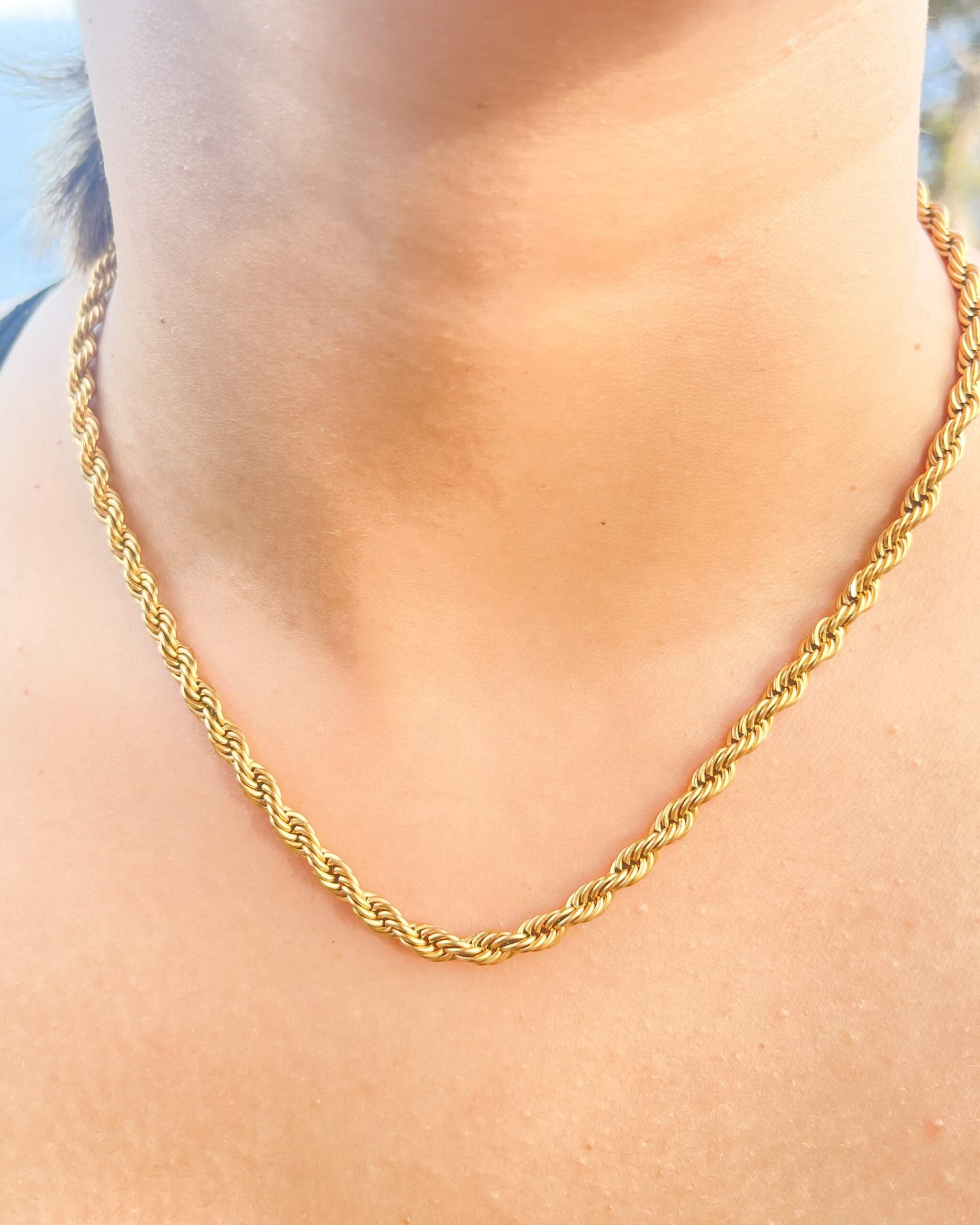 Twisted Rope Chain Slim