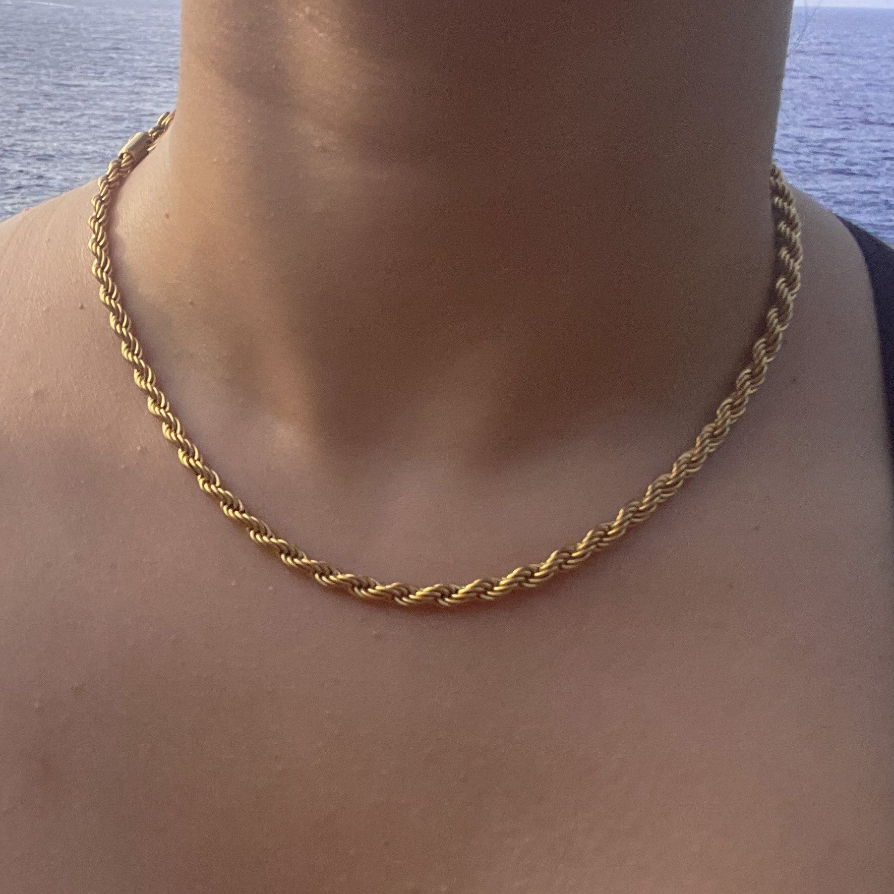 Twisted Rope Chain Slim