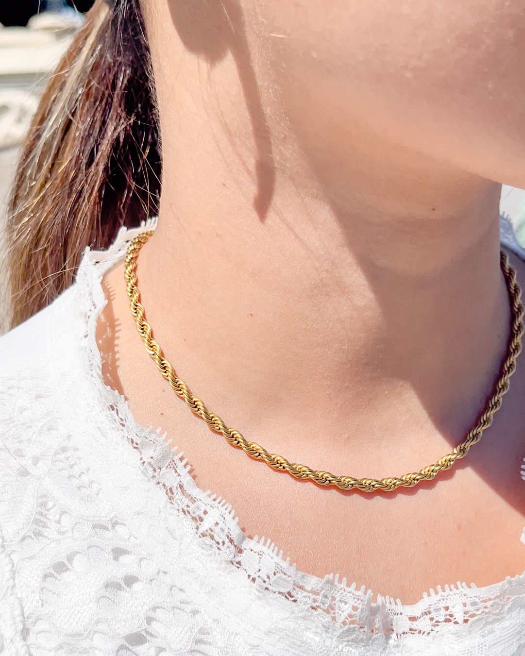 Twisted Rope Chain Slim