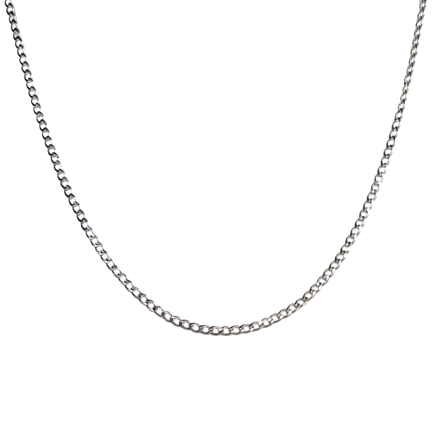 Silver Curb Chain