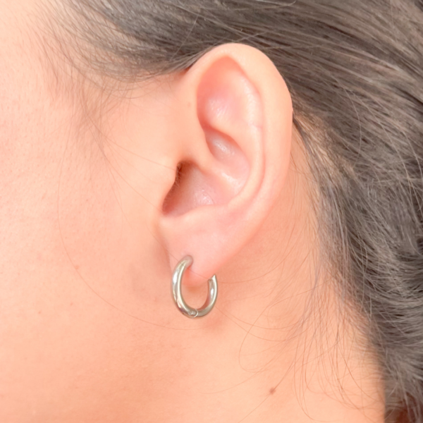 Silver Basic Hoops