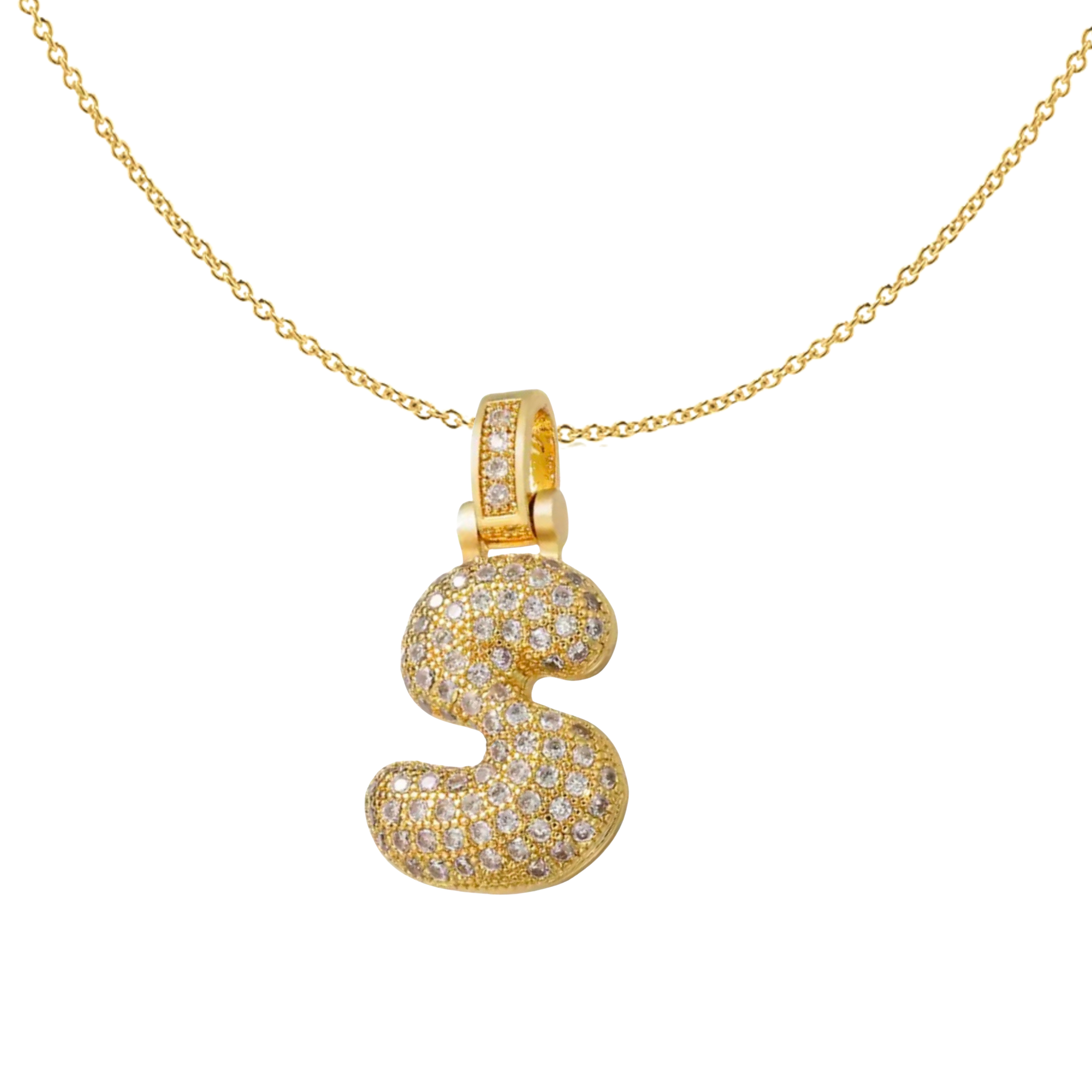 Bubbly Alphabet Necklace